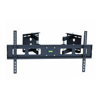 TygerClaw 37"-63" Corner Wall Mount, 8" x 32" x 7", Black-Available for corner installation