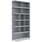 Metalware RK258 Boltless Shelving Unit, 7-Shelves, 36" x 12" x 76", Light Grey-Adjustable shelving system that provides high strength, yet economical storage capacity for your needs