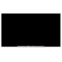 Quartet InvisaMount Magnetic Glass Dry-Erase Board - 50" x 28" - Black-Magnetic dry-erase board
