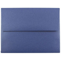 JAM Paper A2 Invitation Envelopes, 4.38 x 5.75, Stardream Metallic Sapphire Blue, 250 Pack (GCST605H)-Sapphire stardream metallic envelope