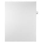 Mark Maker Legal Tabs - Letter Size - White - 1/25th cut - 25 tabs per package - 5 packages Pack - Number 107-White Single Tabs