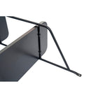 Can-Bramar Modernatta 3 Tier Wall Mounted Bookcase - Matte Black-Product Dimensions: 41.3"W x 8.3"D x 39.4"H