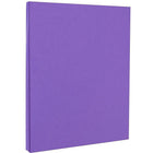 JAM Paper Bright Color Cardstock, 8.5 x 11, 65lb Violet Purple Recycled, 2 packs of 50 (102426g)-Size: 8-1/2" x 11"