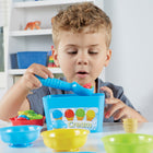 Learning Resources Smart Scoops Math Activity Set - Multicolor-Carton-shaped storage container makes scoops easy to clean up and save for later