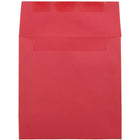 JAM Paper 6 x 6 Square Envelopes, Brite Hue Red Recycled, 100 Pack (2792270g)-Size: 6" x 6"