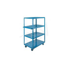 Kleton Heavy-Duty Shelf Cart, No. Of Shelves: 4, Overall Depth: 30"-No. of Shelves: 4
