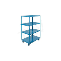 Kleton Heavy-Duty Shelf Cart, No. Of Shelves: 4, Overall Depth: 30"-No. of Shelves: 4