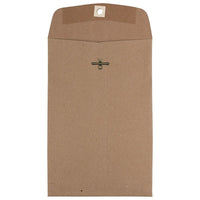 JAM Paper 6 x 9 Open End Catalog Envelopes with Clasp Closure, Brown Kraft Paper Bag Recycled, 1000 Pack (563120844C)-Brown