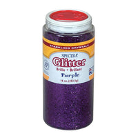 Pacon Corporation Spectra Glitter Pac91730 Purple Spectra Hexagon Shape Glitter, 1 Lb, 2 Pack (PAC91730)-Hexagon-shaped glitter crystals for craft projects