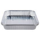 Luciano Aluminum Foil Square Cake Pans, 8.75 x 8.75 inches, Silver, 72 Pieces-Material: made of durable aluminum, disposable and easy to handle