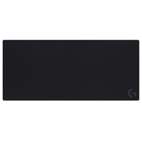 Logitech G840 XL (Version 2) Cloth Gaming Mouse Pad with Rubber Base - Black-Extra large mouse pad - Consistent height across your desktop lets you position your gaming keyboard however you like, without it getting in the way of your mouse, comfort and options