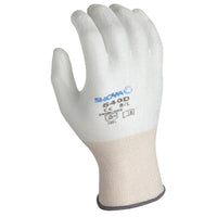 Showa Best Nitrile Glove, Polyurethane White Palm, Large, 6 Pack (540L-08)-Size : Large (9)