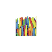 Chenille Craft Bright Colour Duck Quill Feathers, 96 Pieces-Type: Feathers