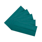 JAM Paper #10 Business Envelopes, 4.125" x 9.5", Teal Blue, 500 Pack (63924024h)-Gummed Closure