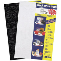 US Stamp & Sign Vinyl Stick-On 2" Helvetica Letters/Numbers, Black Caps-Sign-making made simple