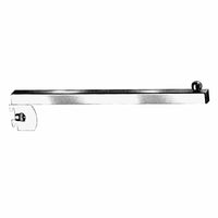 Wamaco 12" Gridwall Straight Arm, Black, 5 Pack-Rectangular fixture ideal for hanging clothing and other merchandise