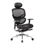Nicer Furniture ErgoMax Mesh Manager's Chair-Adjustable seat back lumbar support at 3 levels
