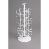 Eddie's Hang-Up Display Ltd. 20 Pocket Countertop Card Spinner - White - 20 Pocket - Holds 4" x 6" -Card Spinner