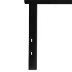 Flash Furniture Lennox Tufted Upholstered King Size Headboard - Black Vinyl-Black Vinyl Upholstery