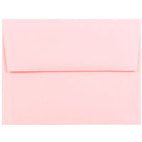 JAM Paper Enveloppes format invitation avec fermeture gommée, 4 3/8 x 5 3/4 po, rose pastel pâle, 1000/paquet-Rose pastel pâle