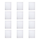 Time 4 Crafts - Ensemble de toiles avec cadre en bois - paquet de 12-Ensemble: comprend un total de 12 toiles d'artistes vierges professionnelles, toutes de la même taille et livrées avec des clés de châssis pour renforcer la toile si elle commence à s'affaisser