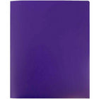 JAM Paper Plastic Heavy Duty Two Pocket Folders, Purple, 12 Pack (383Npurpledg)-Finish: smooth