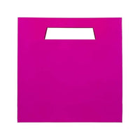 Jam Paper Heavy Duty Die Cut Glossy Gift Bags - Large - 15" x 5 1/2" x 15" - Hot Pink Fuchsia - 3 Pack-Color: Fuchsia Glossy