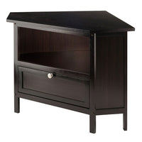 Winsome Zena Corner TV Stand, Espresso, (92634)-TV Stand