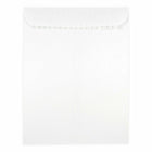 JAM Paper 10" x 13" Open End Catalog Envelopes with Peel and Seal Closure - White - 100 Pack-Colour: White