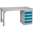 Kleton Workbenches, 60" W x 24" D x 34" H, 2500 Lbs. Capacity-Capacity: 2500 lbs.