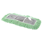Atlas Graham Electrastat Dust Mop 36" Tie-On Cut End, Green, 10 Pack-Green