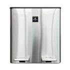 Modern Homes Stainless Steel Dual Garbage Can - 40L-Hands free operation