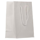 JAM Paper Gift Bags with Rope Handles - Medium - 8" x 10" x 4" - White Matte - 3 Pack-Color: White Matte