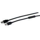 StarTech/50 ft. Active USB 2.0 A to B Cable, M/M, 15m-Eliminate connection distance limitations, with no loss of signal quality