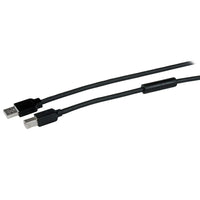 StarTech/50 ft. Active USB 2.0 A to B Cable, M/M, 15m-Eliminate connection distance limitations, with no loss of signal quality