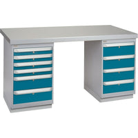Kleton Pre-Designed Workbenches, 72" W x 36" D x 34" H, 2500 Lbs. Capacity (FG624)-Capacity: 2500 lbs.