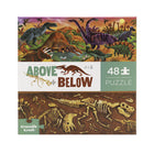 Crocodile Creek Above & Below Dinosaur World Puzzle - 48 Pieces-Encourages hand-eye coordination, fine motor skills and problem solving.