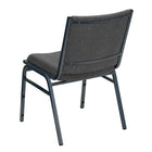 Flash Furniture HERCULES Series Heavy Duty Stack Chair - Grey Fabric-Stack Quantity: 12
