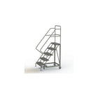 Tri-Arc Safety Slope Rolling Ladder, 5 Step, 50" x 58" (KDEC105242)-Frame Material: Steel