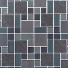 CTG Brands Multi Square Glossy Wall Tile, 10" x 10", Black, 6 Pack-Set: comes in a box of 6 premium quality wall tiles, suitable for smooth and clean surfaces