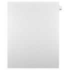 Mark Maker Legal Tabs - Letter Size - White - 1/25th cut - 25 tabs per package - 5 packages Pack - Number 152-White Single Tabs