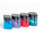 Staedtler Premium-Quality Plastic Sharpener with Oval Receptacle - 2 Holes - Assorted Colours - 1 Pack-Available in blue, red, purple, teal and blue (colour choice not available online)
