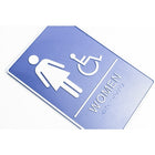 Futech Men's and Handicap Women's Washroom Signs, 2 Pack-Pack Size: 2/Pack