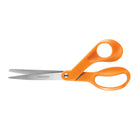 Fiskars Original Orange - Handled Scissors - 8"-Ergonomic handle is sculpted to fit your hand, maximizing cutting control and sensitivity