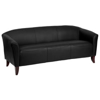Flash Furniture – Canapé en cuir de la série Hercules Imperial, noir-Style contemporain