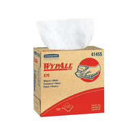 WypAll Workhorse X70 Hydroknit Rag, 9.1" x 16.8", White, 100 Sheets/Box, 10 Boxes Pack-White