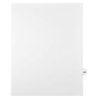 Mark Maker Legal Exhibit Index Tab White Single Tabs, 1/15th Cut, Letter Size, No Holes, Number 162, 25 Pack-White Single Tabs, 1/15th Cut