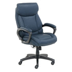 Serta SmartLayers Landry Executive Chair - Blue-Durable 5 star base with dual wheel mobility casters