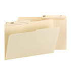 Smead WaterShed /CutLess Folders - Manila - Legal Size - 100 Pack-1/2 Cut Tab in Position 2