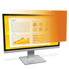 3M 21.5" Gold Privacy Filters-Outside the 60-degree viewing angle, the filter projects a vibrant gold shield of effective, world-class privacy